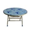 Bàn xếp tròn Inox 201 1m2 4 zem