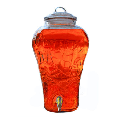 Bình thủy tinh 5 lít có vòi lạc đà ngâm rượu sâm (5l)