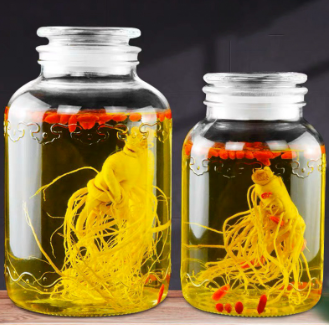 Bình thủy tinh 20 lít nắp mài ngâm rượu sâm